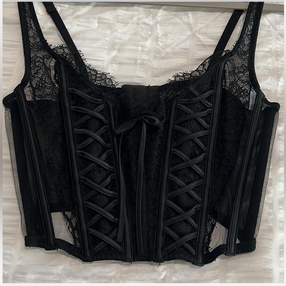 Victoria’s Secret black corset top